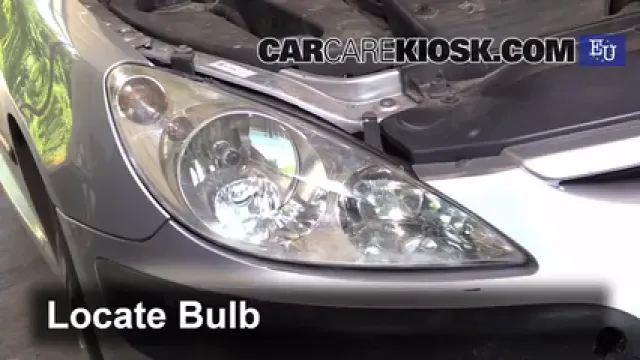 2008 Peugeot 307 XT HDi 2.0L 4 Cyl. Turbo Diesel Luces Faro delantero (reemplazar foco)